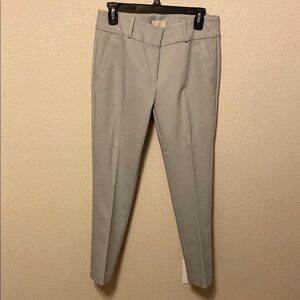 LOFT Gray Ankle Pants
